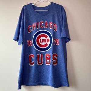 Stitches Chicago Cubs 1876 Kid's T-Shirt, Size Large
